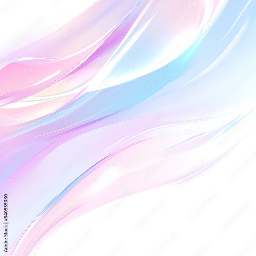 Poster elegant abstract background with soft pastel colors and smooth flowing waves, creating a serene and 