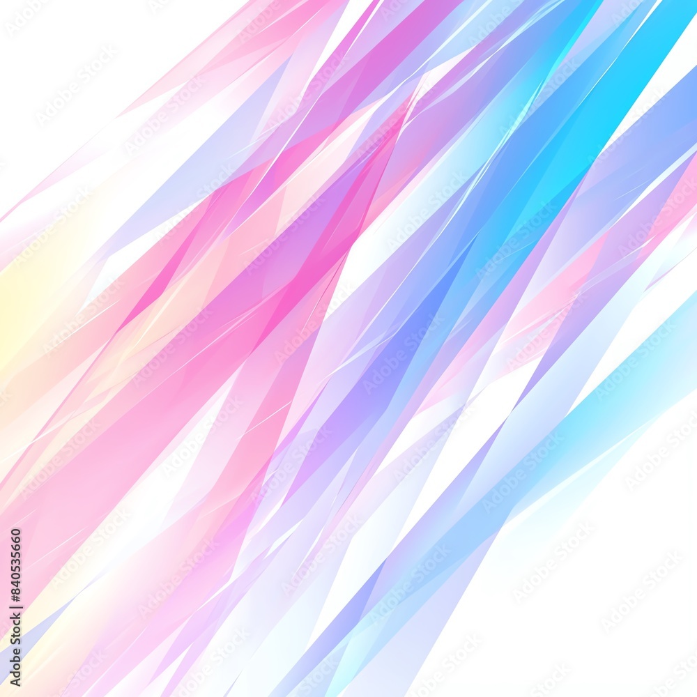 Poster Abstract pastel-colored diagonal lines creating a soft, dynamic background perfect for digital designs and creative projects.