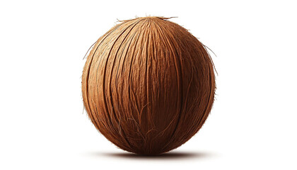  Coconut  isolated on  white background