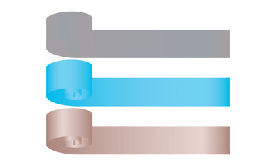 Obraz premium Twisted Note Tape.