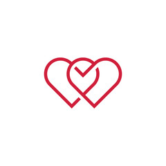 monoline letter M simple sleek creative geometric modern logo design