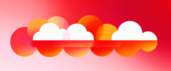 illustrazione con elementi geometrici a tema astratto contemporaneo