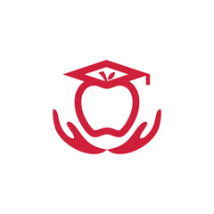 apple care simple sleek creative geometric modern logo design