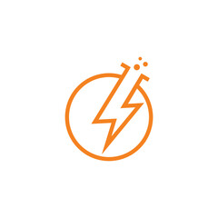 electric lab simple sleek creative geometric modern logo design