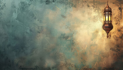 beautiful and attractive islamic background for ramdan kareem and eid celebrating generated by AI