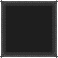 Gothic stylised ornamental frame. Floral patterned decoration.