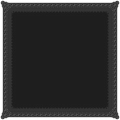 Gothic stylised ornamental frame. Floral patterned decoration.