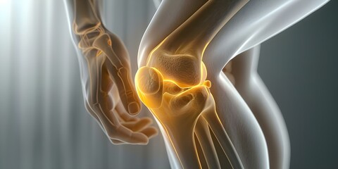 Managing Knee Pain from Iliotibial Band Syndrome Causes and Treatment Options. Concept Iliotibial Band Syndrome, Knee Pain Management, Causes, Treatment Options