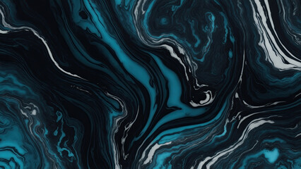 Dark Blue pattern watery marble textured background