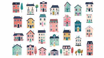 A set of house graphics for web & design.