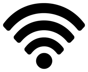 PNG Wifi shape logo technology. AI generated Image by rawpixel.