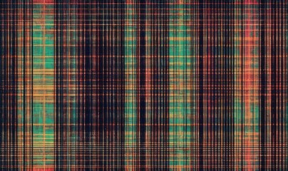 Obraz premium Glitchy Digital Noise and Error Signal Texture on Dark Background