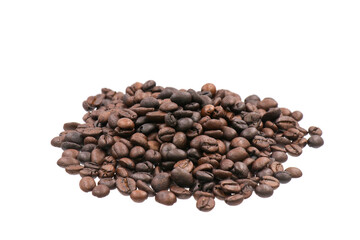 coffee beans isolated on white