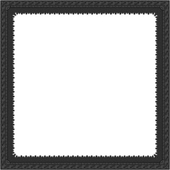 Gothic stylised ornamental frame. Floral patterned decoration.