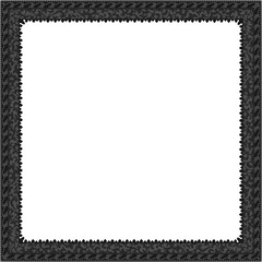 Gothic stylised ornamental frame. Floral patterned decoration.