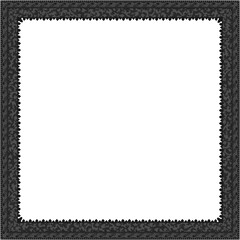 Gothic stylised ornamental frame. Floral patterned decoration.