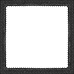 Gothic stylised ornamental frame. Floral patterned decoration.