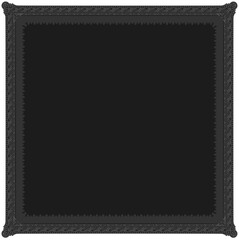 Gothic stylised ornamental frame. Floral patterned decoration.