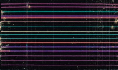 Distorted Digital Noise and Error Signal Texture on Dark Background