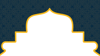Islamic Header Pattern Decoration 