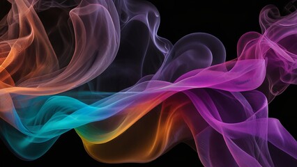 Obraz premium Abstract colorful smoky background