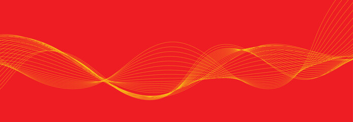 Fototapeta premium Abstract vector background with waves