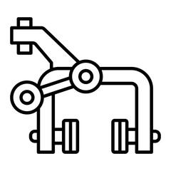 Brake icon. outline icon