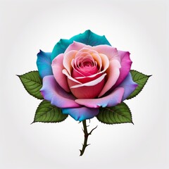 Elegant Rose Illustration for Tattoos and Graphic Design