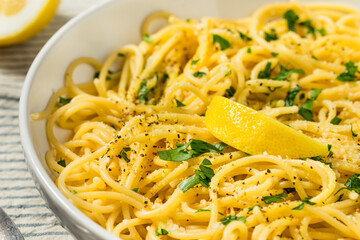 Italian Homemade Lemon Pepper Pasta