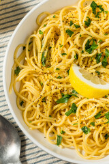 Italian Homemade Lemon Pepper Pasta