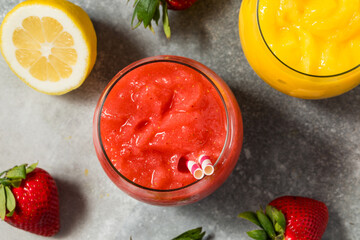 Frozen Boozy Hard Seltzer Slushie