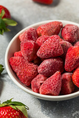 Cold Frozen Organic Strawberries