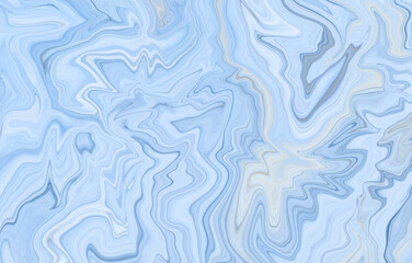 Marble rock texture blue ink pattern liquid swirl paint white dark that is Illustration background for do ceramic counter tile silver gray that is abstract waves skin wall luxurious art ideas concept.