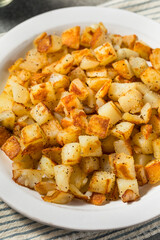 Homemade Fried Potato Hash Browns