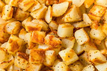 Homemade Fried Potato Hash Browns