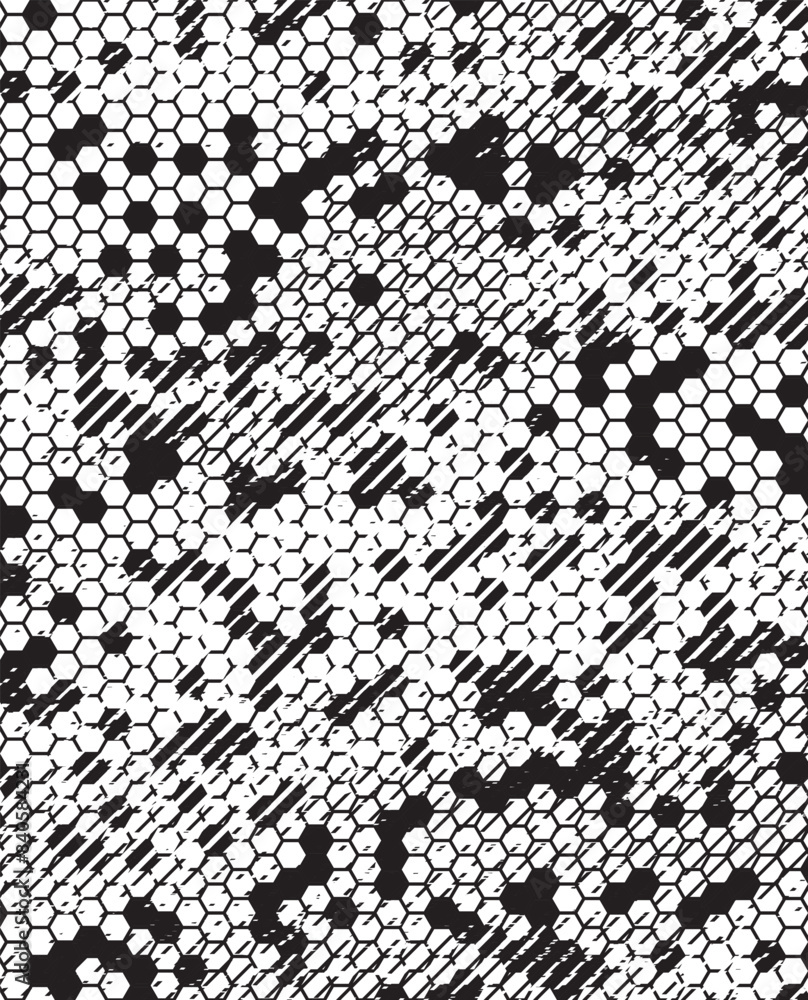 Poster fully editable vector element. rough, irregular texture composed of monochrome geometric elements. d