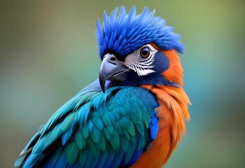 Obraz premium Stunning Macaw in a Riot of Colors