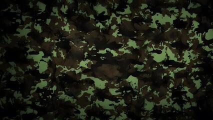 
Camouflage army texture modern green brown black background