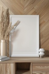 Mockup. Elegant Room Design.