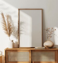 Mockup. Elegant Room Design.
