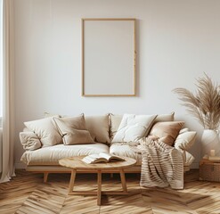 Mockup. Elegant Room Design.