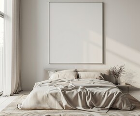 Mockup. Elegant Room Design.