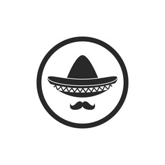 Sombrero hat icon