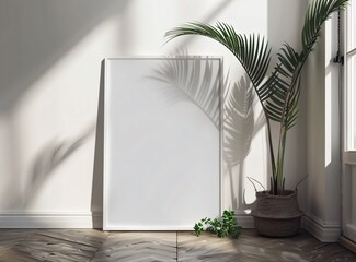 Mockup. Elegant Room Design.