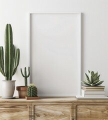 Mockup. Elegant Room Design.