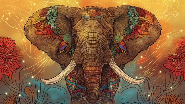 Elephant Psychedelic Images – Browse 1,639 Stock Photos, Vectors, and ...