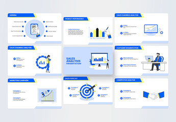 Sales Analysis Presentation Design Layout