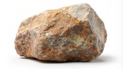 Heavy realistic rock stone isolated on white background , rock, stone, isolated, white background, solid, heavy, realistic