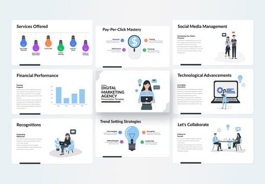 Creative Digital Marketing Agency Presentation Template