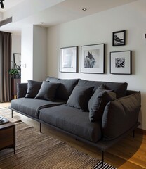 Mockup. Elegant Room Design.